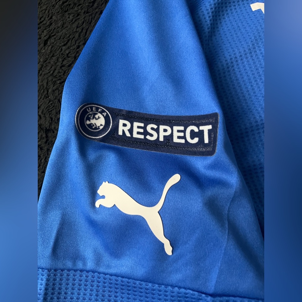 Balotelli #9 Italy 2012 Retro Soccer Jersey Home Blue Euro - Picture 5 of 7